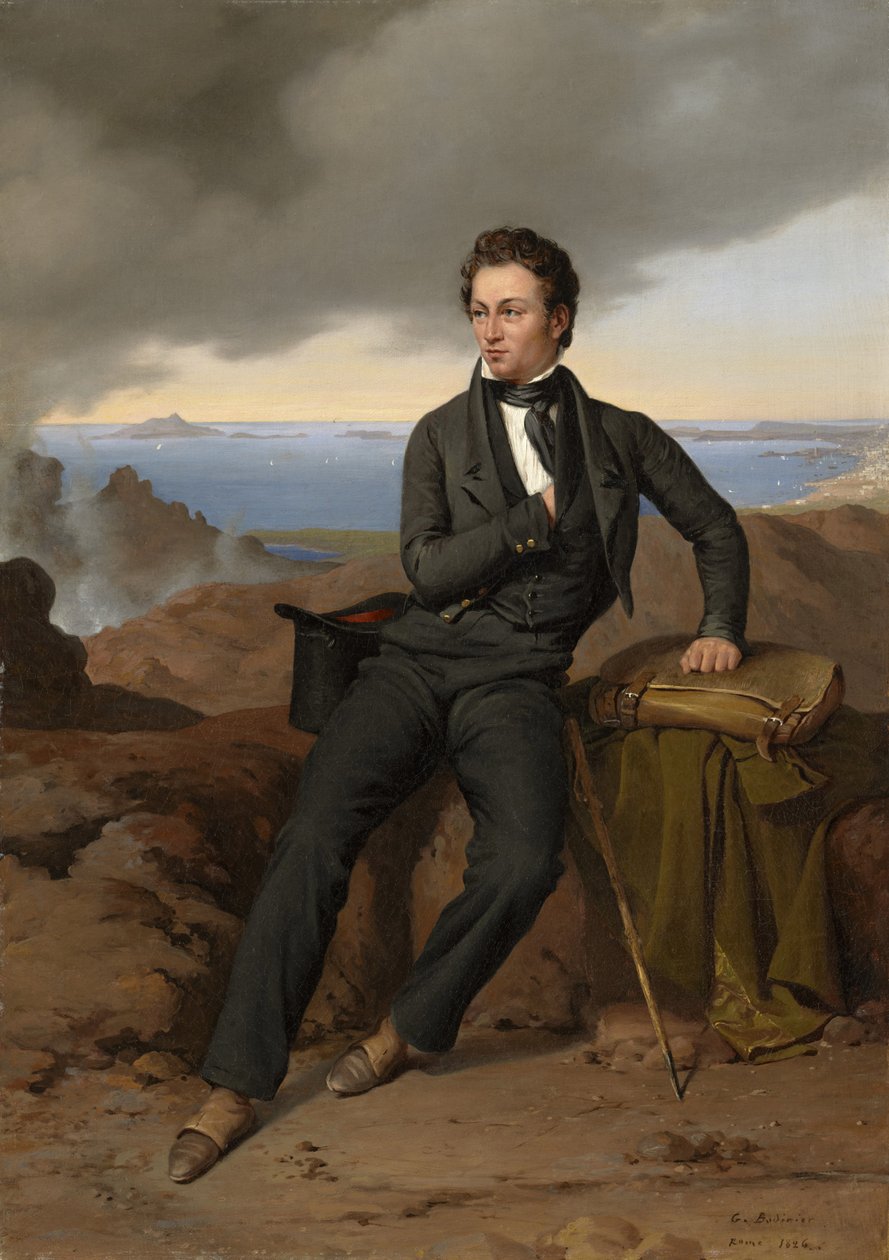 Portrett av Theodore Jubin, 1826 av Guillaume Bodinier