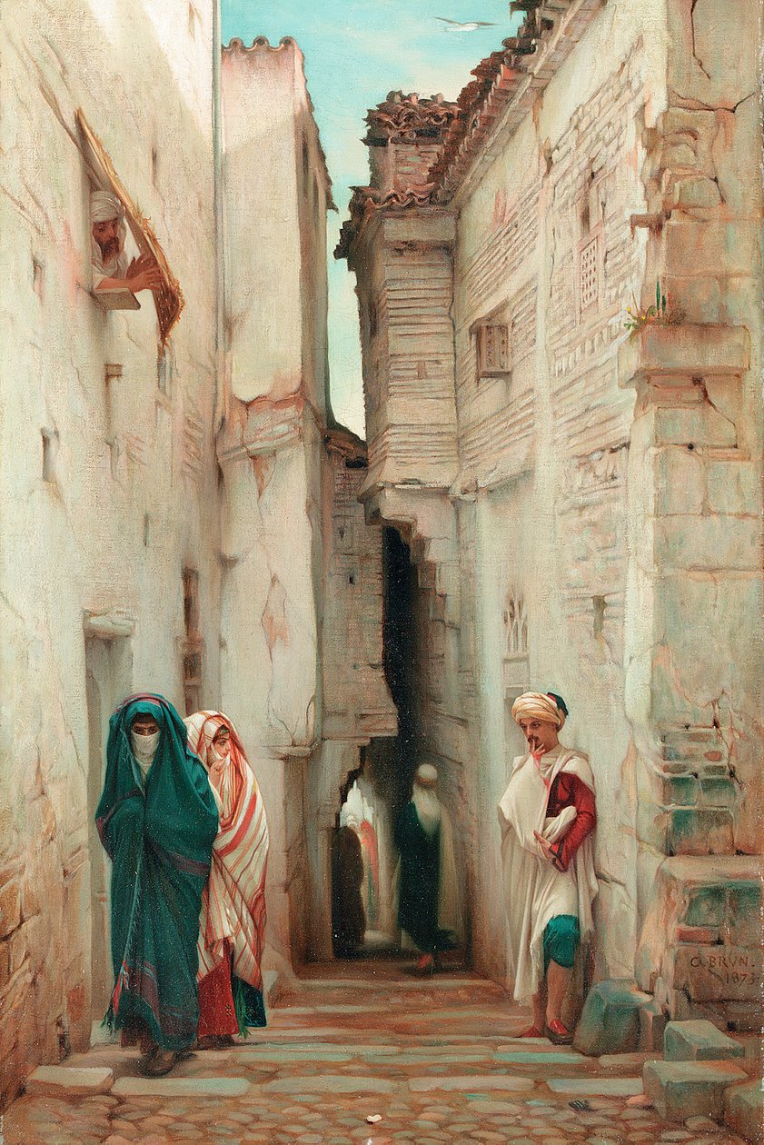 En hemmelig beundrer, 1873 av Guillaume Charles Brun