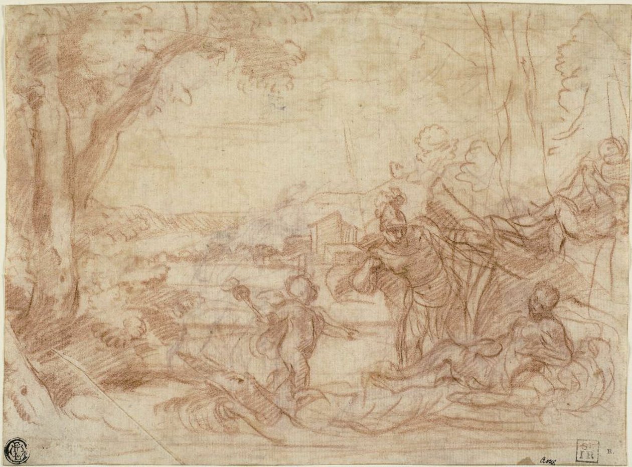 Mars og Venus (recto og verso) av Guillaume Courtois