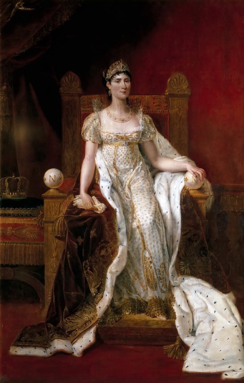 Portrett av Joséphine de Beauharnais, den første kona til Napoleon Bonaparte 1763-1814 av Guillaume Guillon Lethière