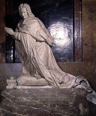 Graven til kardinal Guillaume Dubois (1656-1723) 1705 (marmor) av Guillaume I Coustou