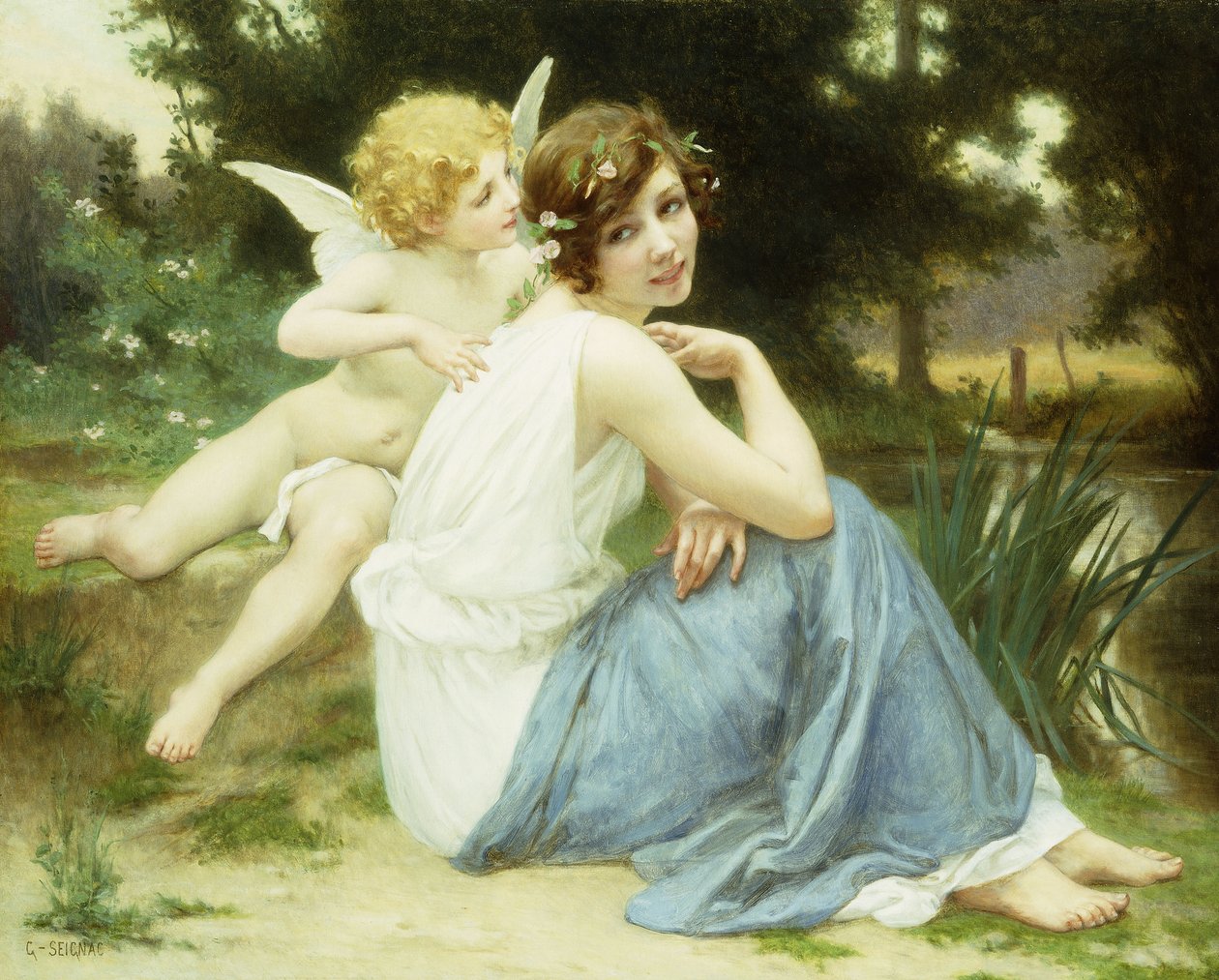 Kjærlighetens hvisking, av Guillaume Seignac
