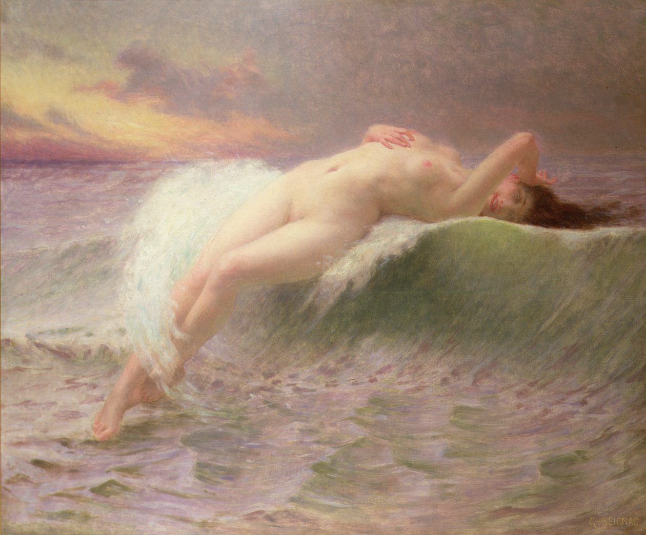 Vannymfen av Guillaume Seignac