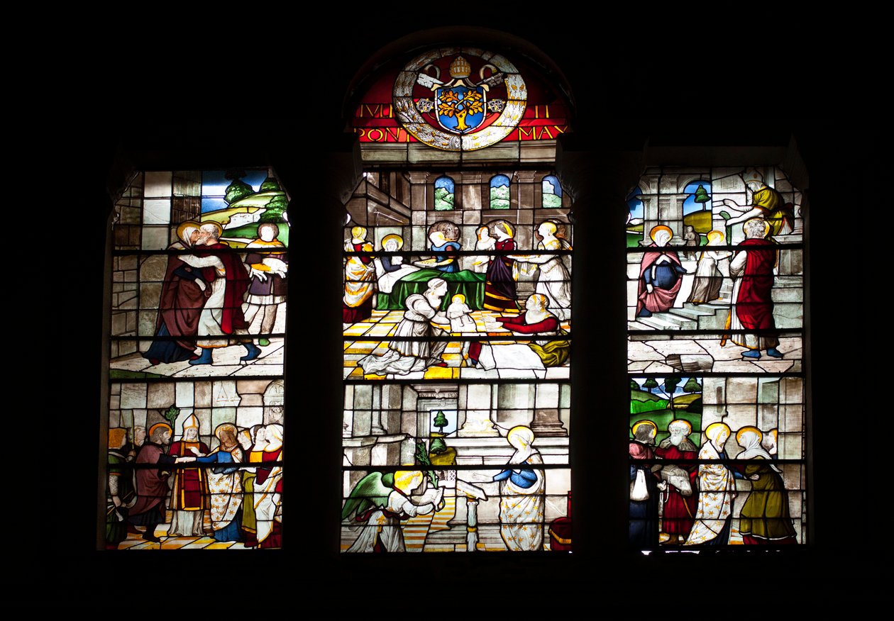 Episode av The Life of Mary (Stained Glass av Guillaume de  Marcillat