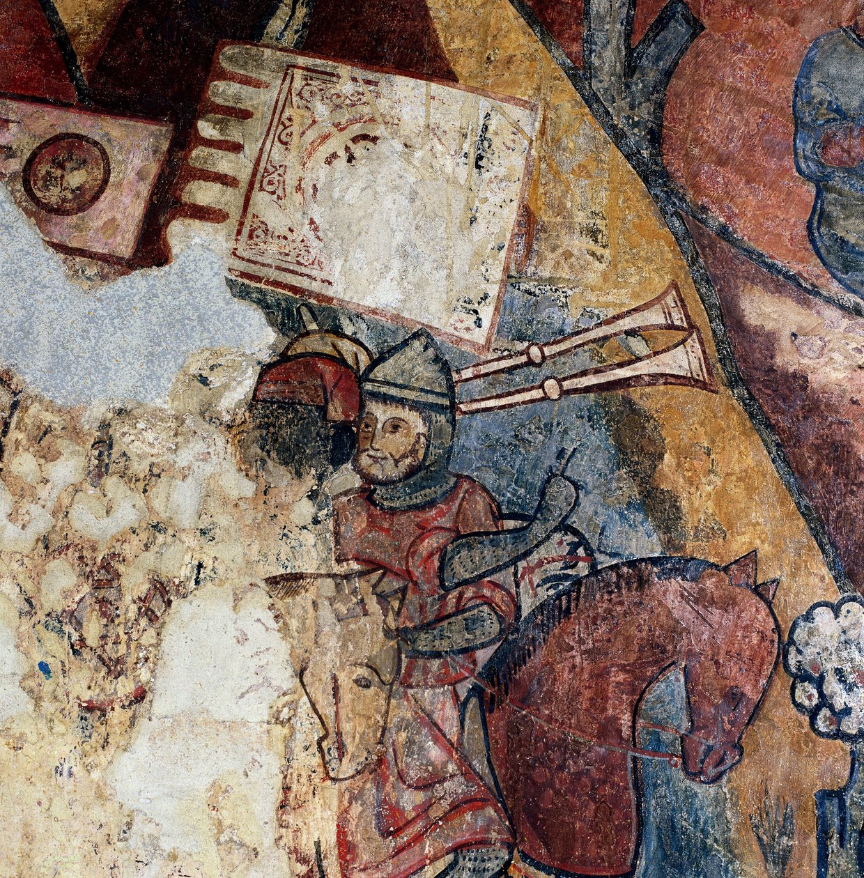 Vilhelm II av Montcadas død (1194-1229), under erobringen av Mallorca av Guillem Ramon de Montcada