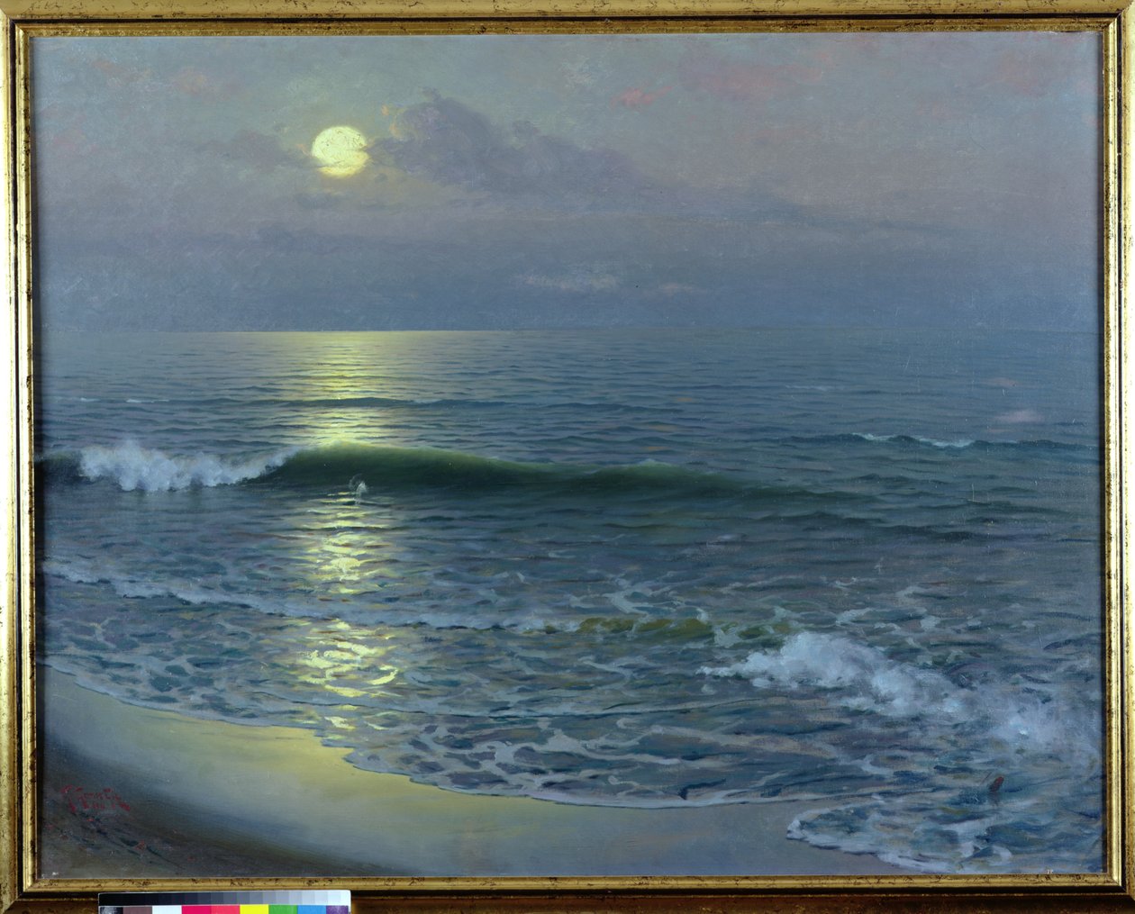 Måneoppgang, 1906 av Guillermo Gomez y Gil