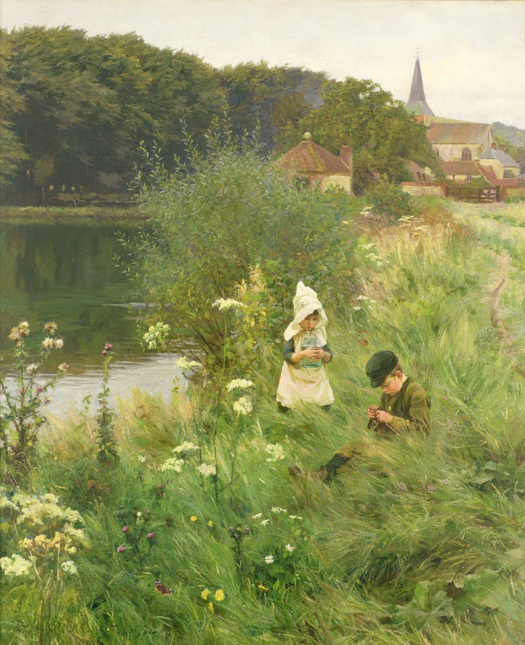 Lørdag ettermiddag, 1893 av Gunning King