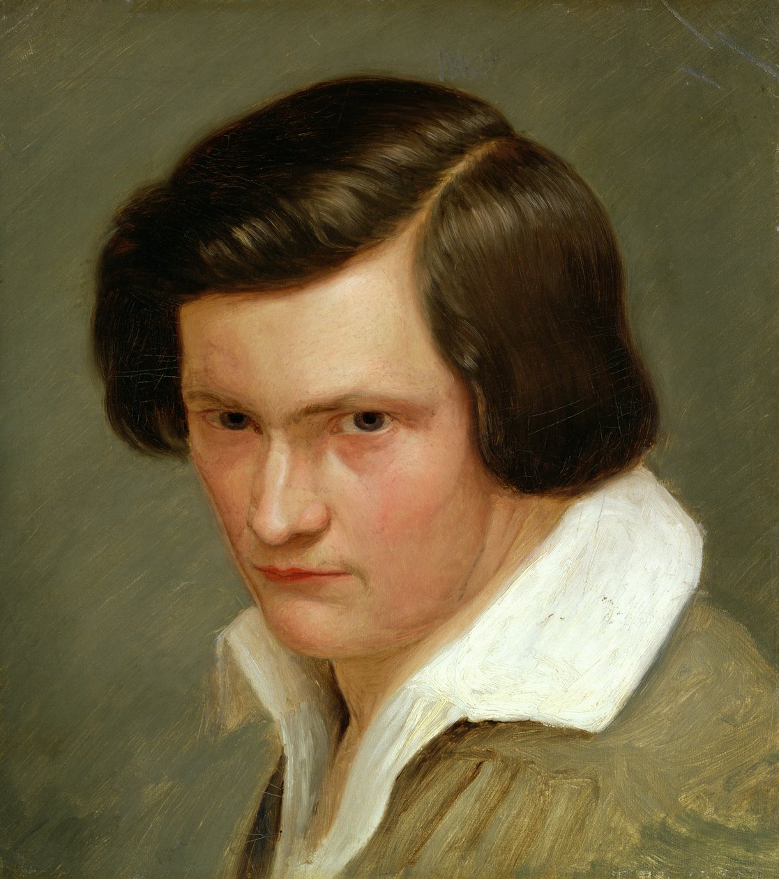 Maleren Otto Speckter (1807-71), ca. 1831 (olje på lerret lagt ned på papp) av Gunther Gensler