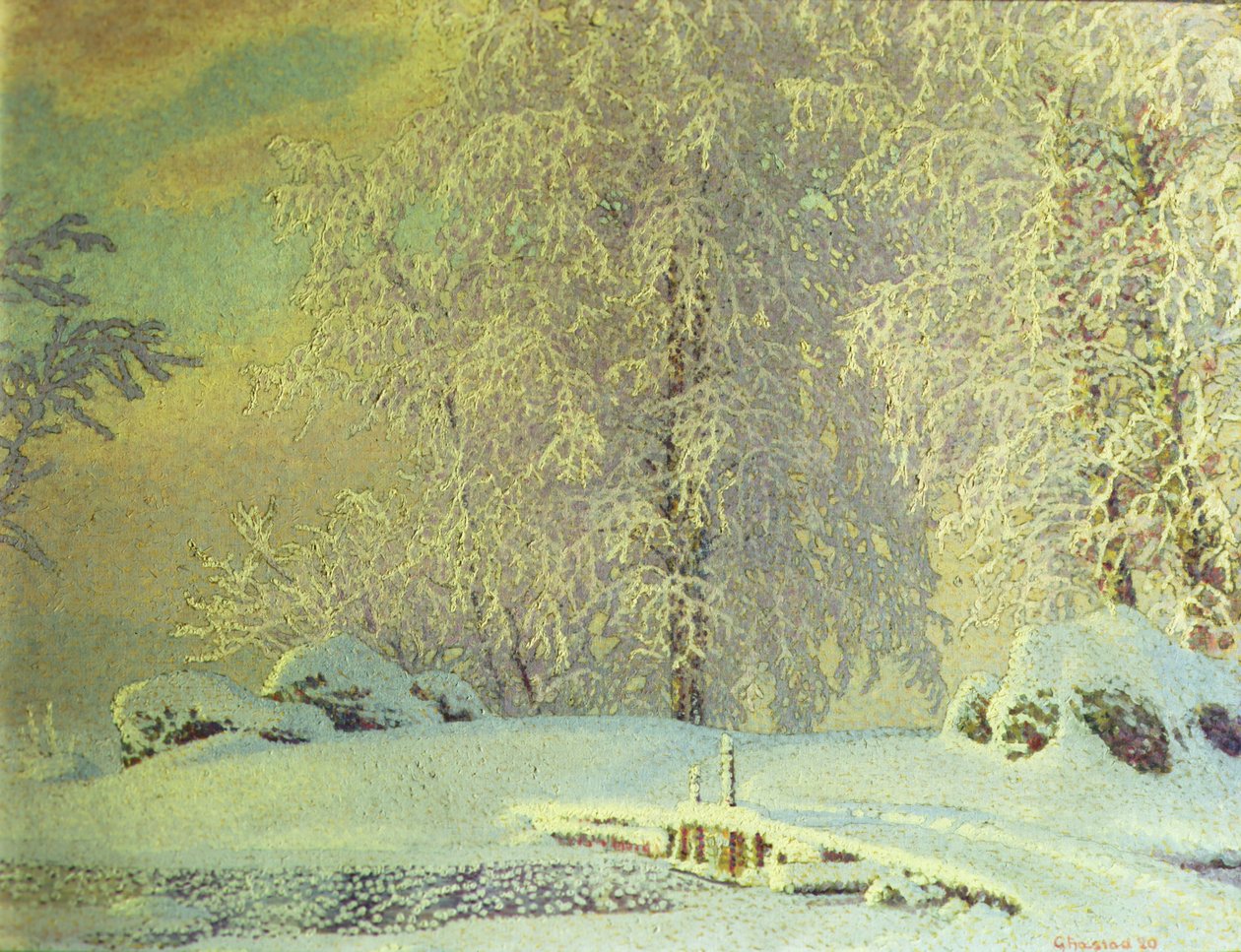 Frost av Gustaf Edolf Fjaestad