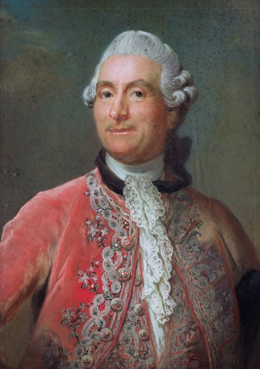 Charles Gravier (1719-87) greve av Vergennes, 1771-74 (pastell på papir) av Gustaf Lundberg