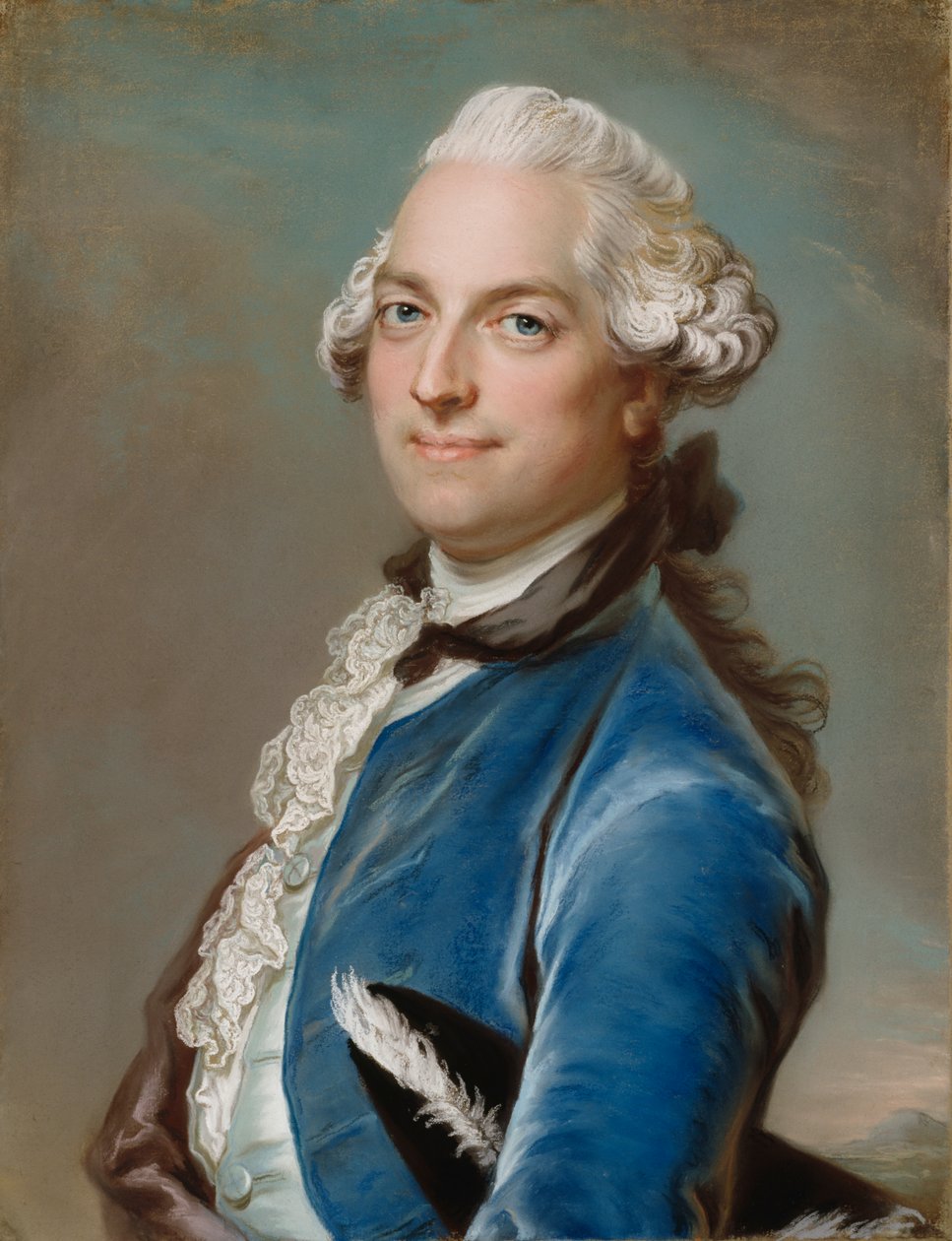 Portrett av forfatteren Gustaf Fredrik Gyllenborg 1731-1808. av Gustaf Lundberg