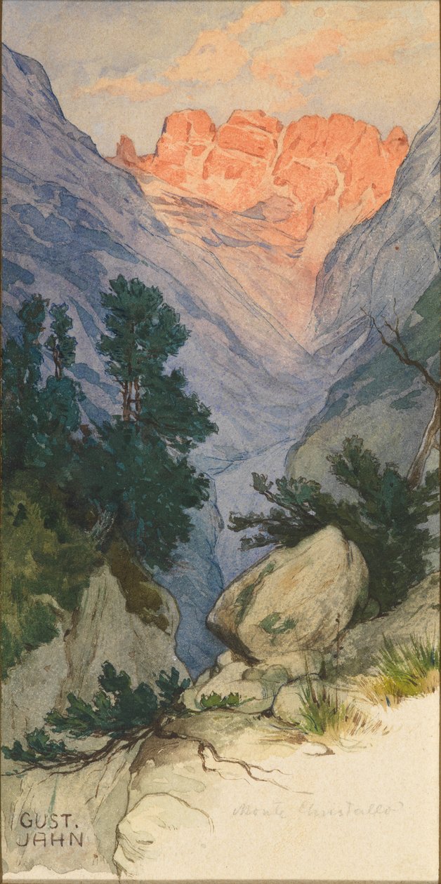Monte Cristallo av Gustav Jahn
