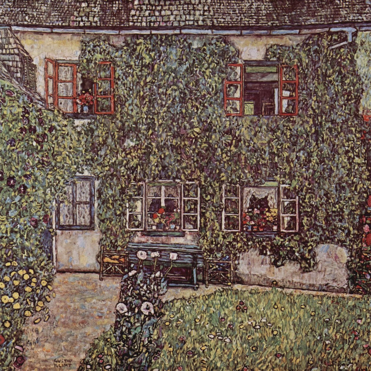 Guardaboschis hus av Gustav Klimt