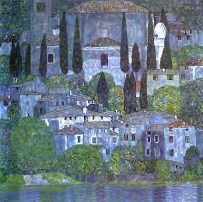 Kirche i Cassone av Gustav Klimt