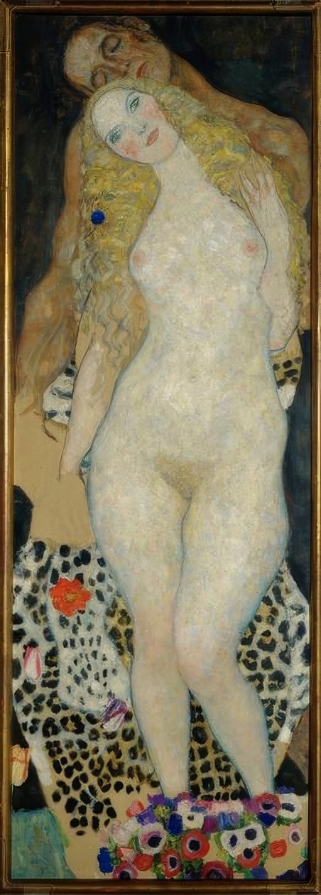 Adam og Eva av Gustav Klimt