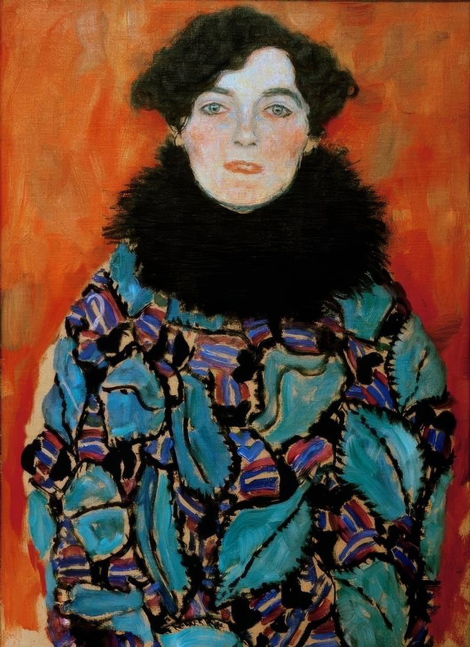 Portrett av Johanna Staude av Gustav Klimt