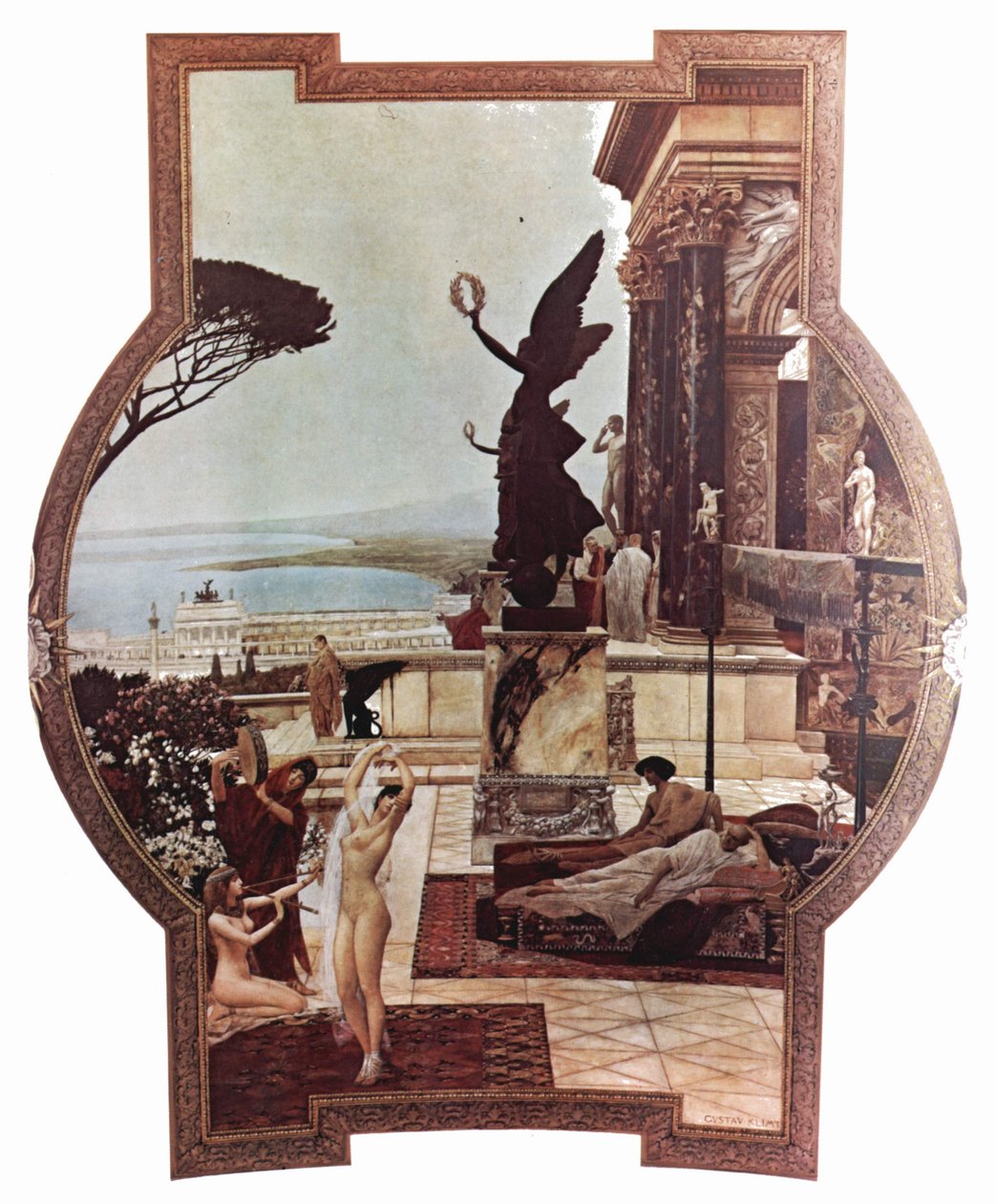 Taormina -teatret av Gustav Klimt