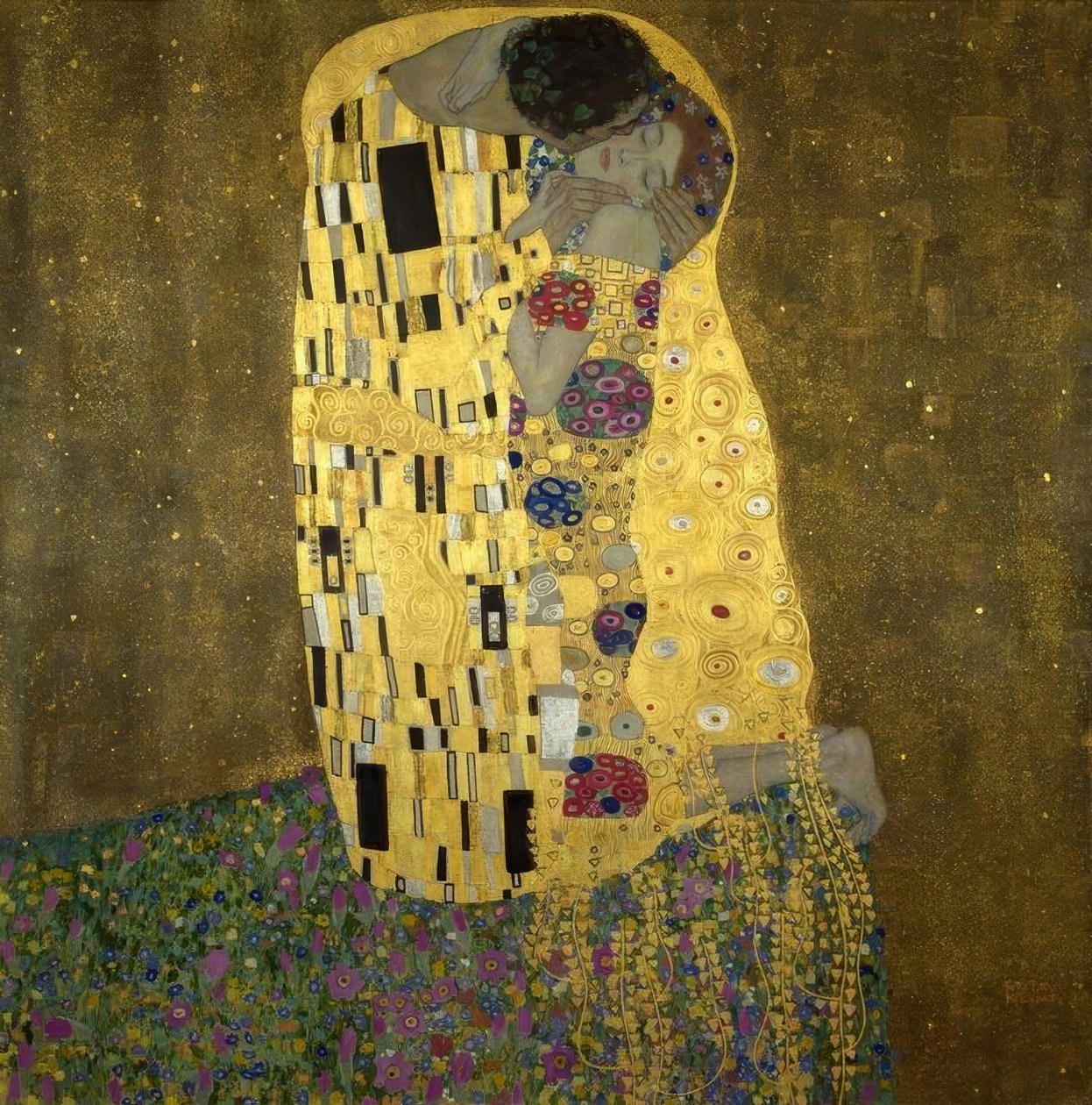Kysset av Gustav Klimt
