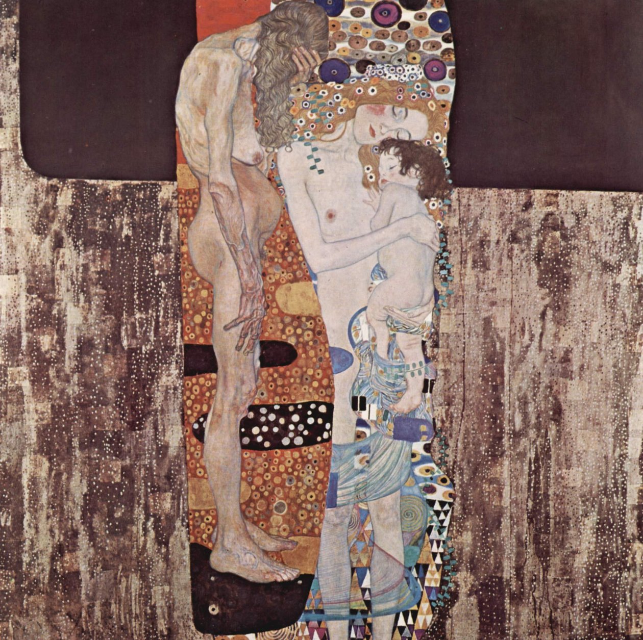 Kvinnens tre alder av Gustav Klimt