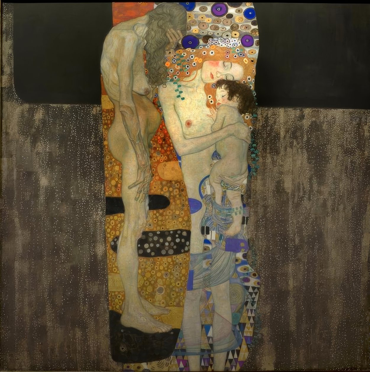 Kvinnens tre aldre av Gustav Klimt