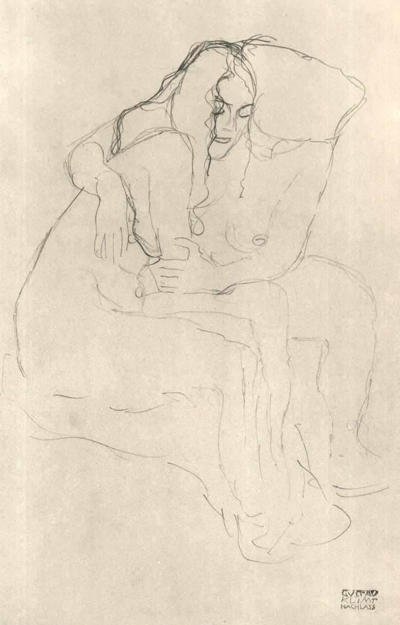 Kjærester av Gustav Klimt