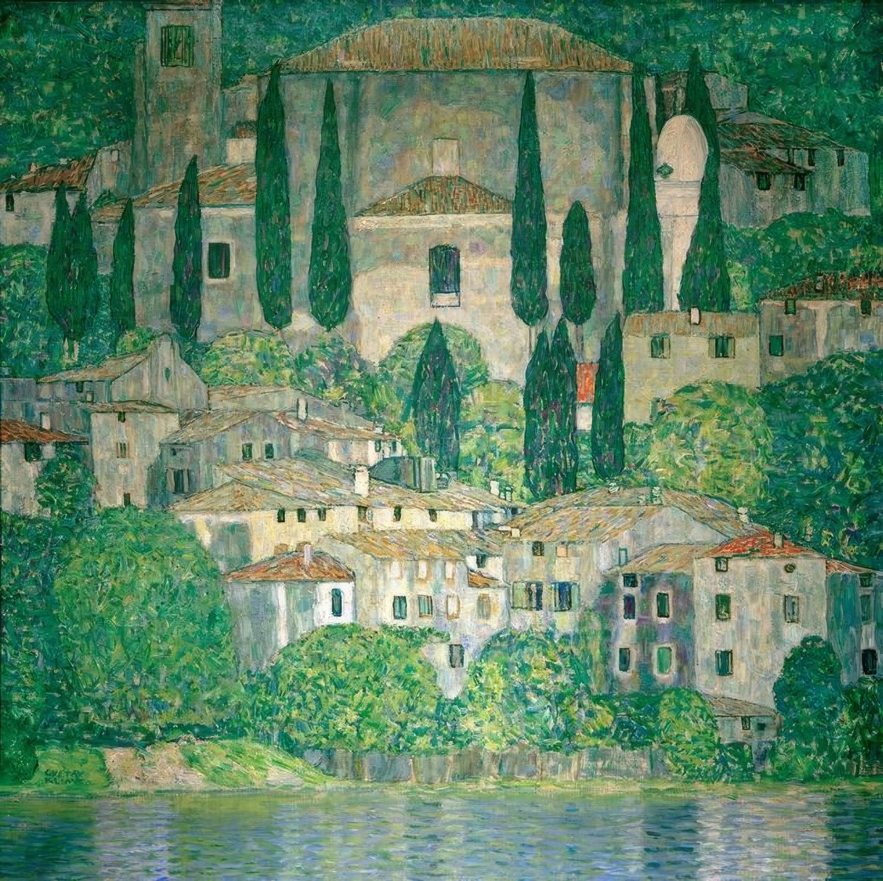 Kirche i Cassone av Gustav Klimt