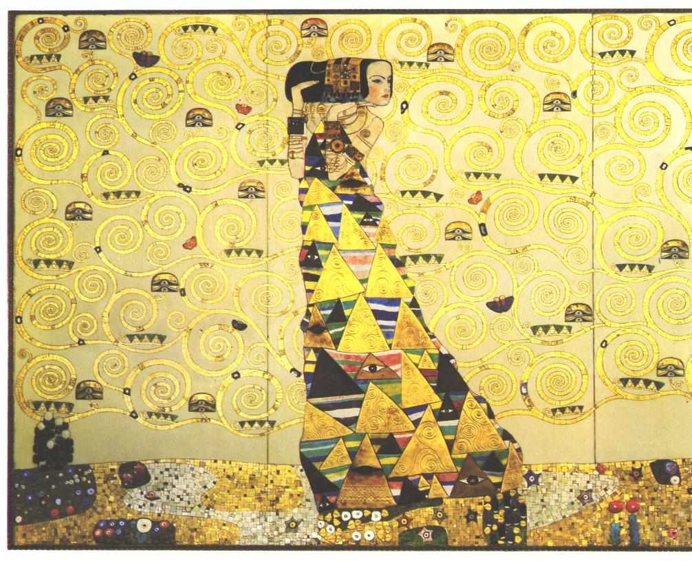 Klimt - Arbeidsmal for Stoclet Frieze - Forventning av Gustav Klimt