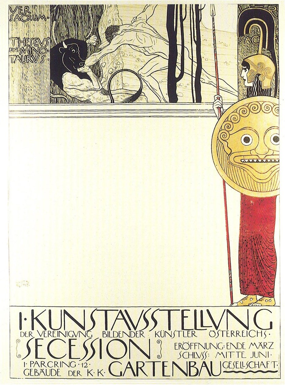 Kunstutstilling Session av Gustav Klimt