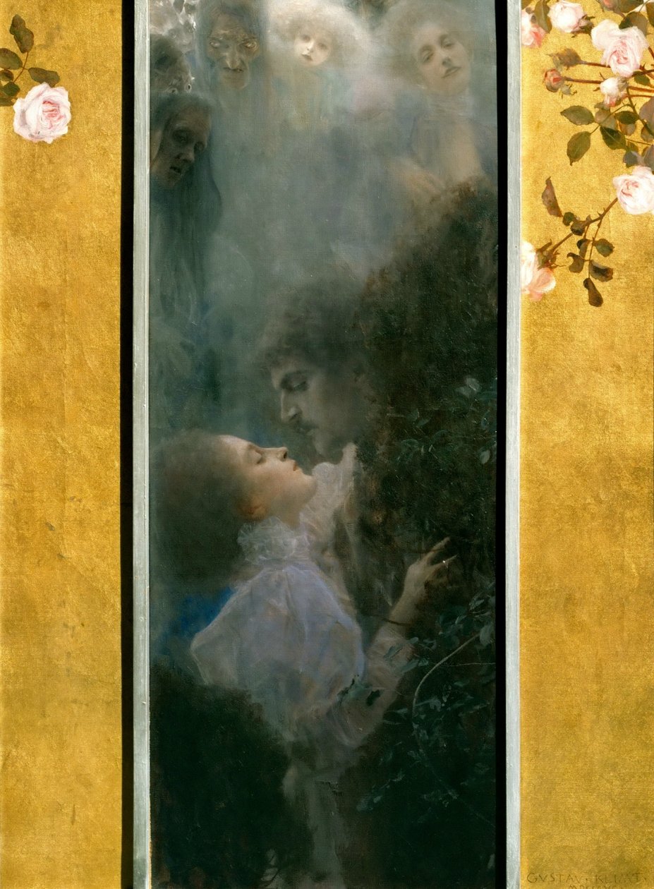 kjærlighet av Gustav Klimt