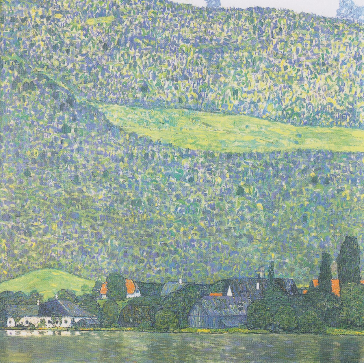 Litzlberg am Attersee av Gustav Klimt