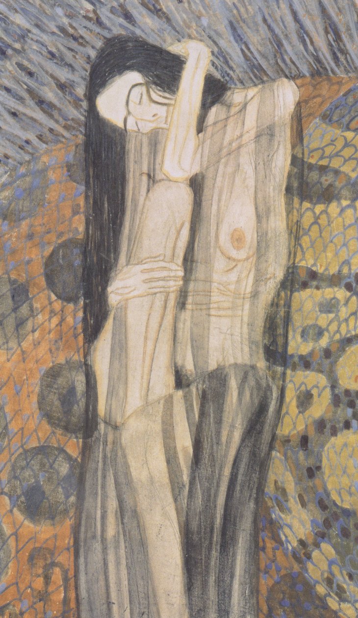 Gnawing Sorrow2.jpeg av Gustav Klimt
