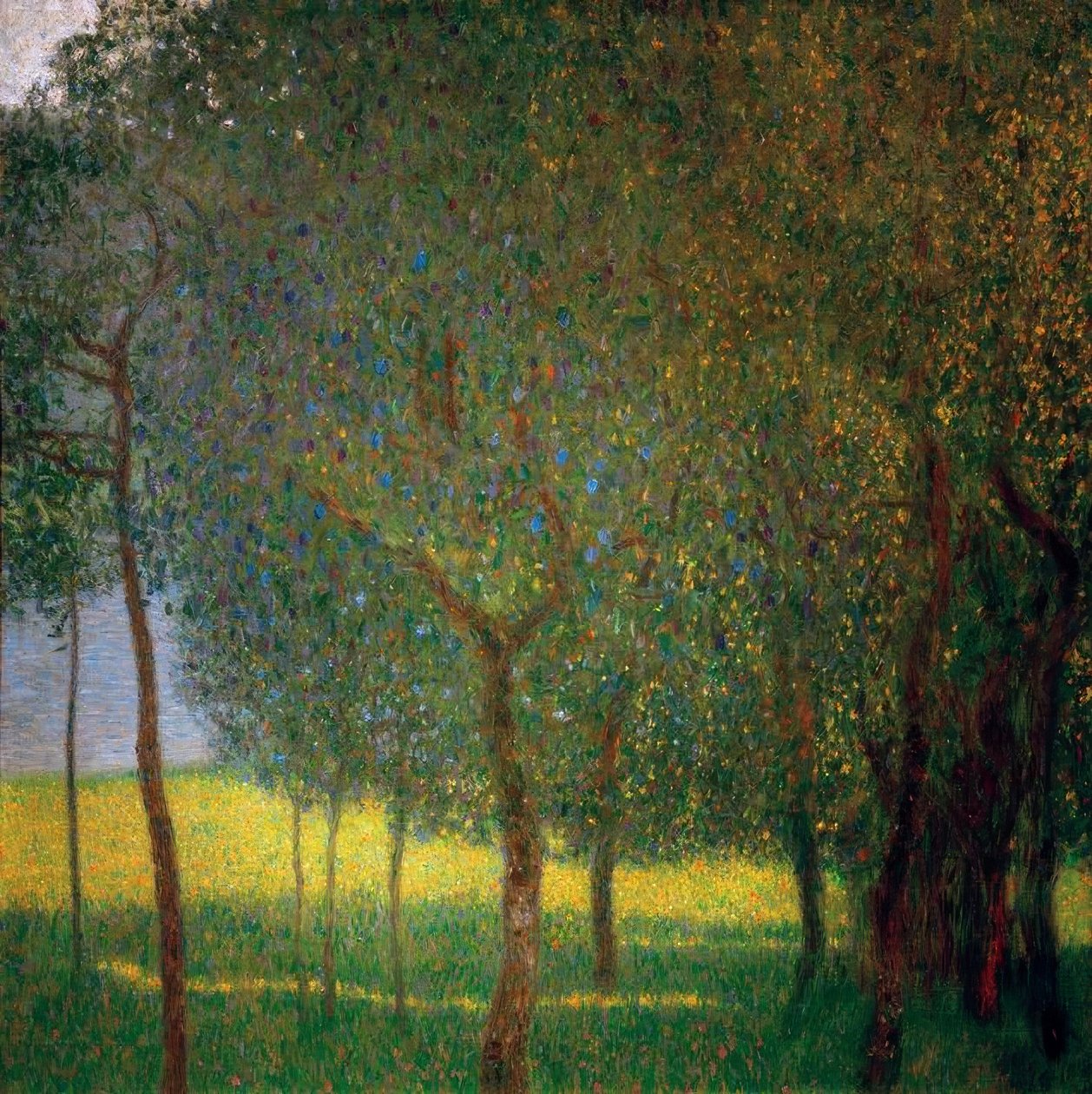 Frukttrær på Attersee av Gustav Klimt