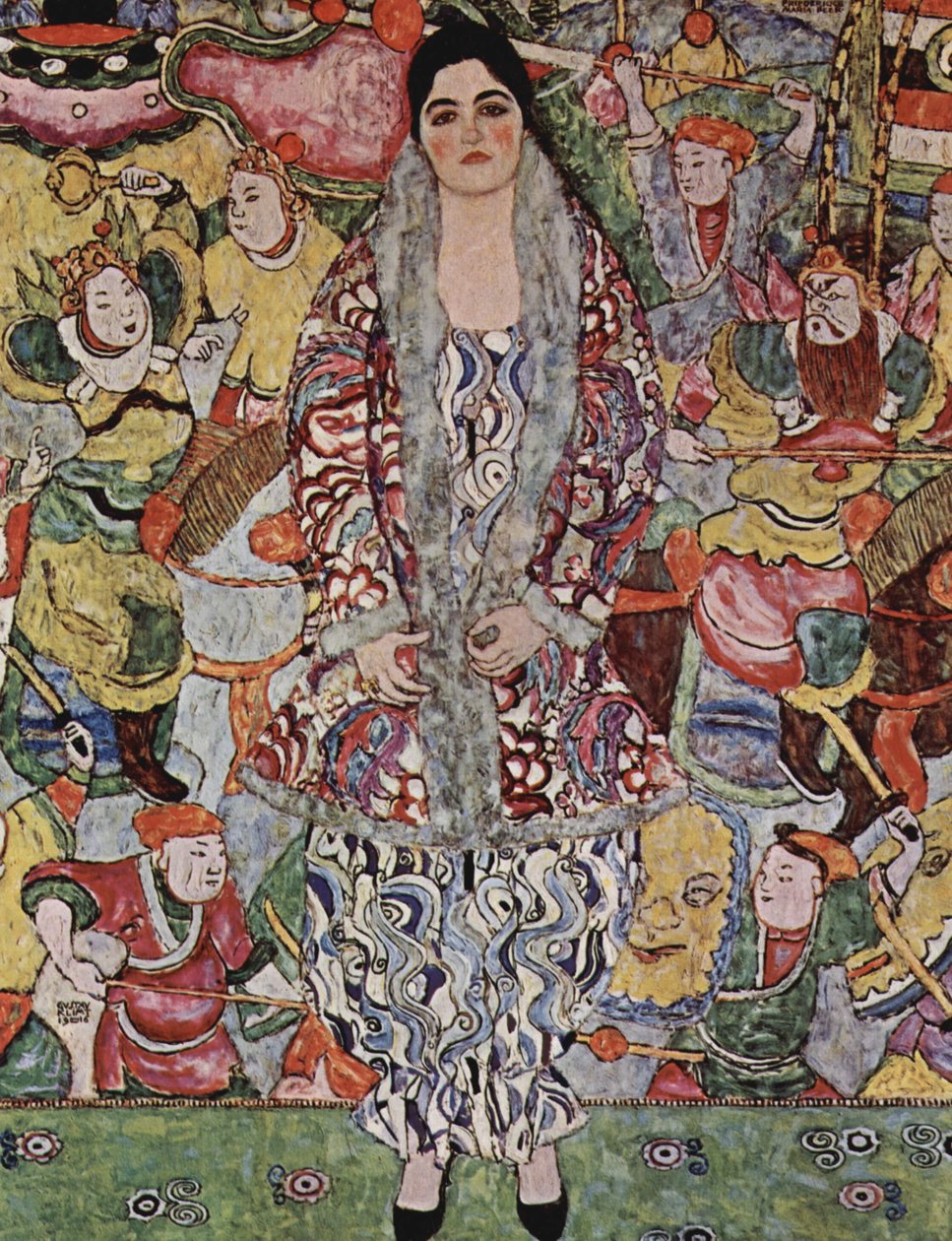 Portrett av Friederike Maria Beer av Gustav Klimt