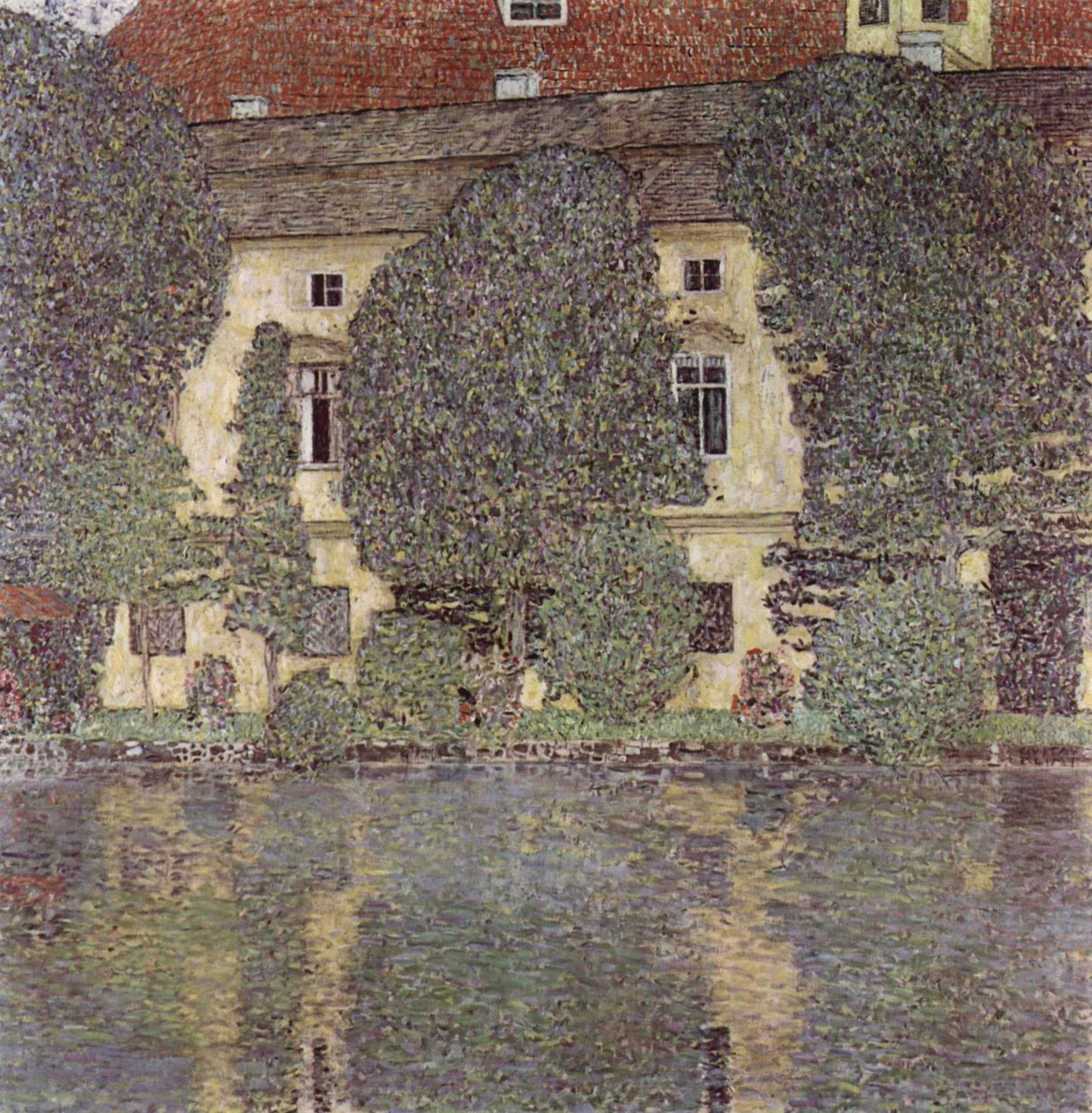 Kammer slott ved Attersee av Gustav Klimt