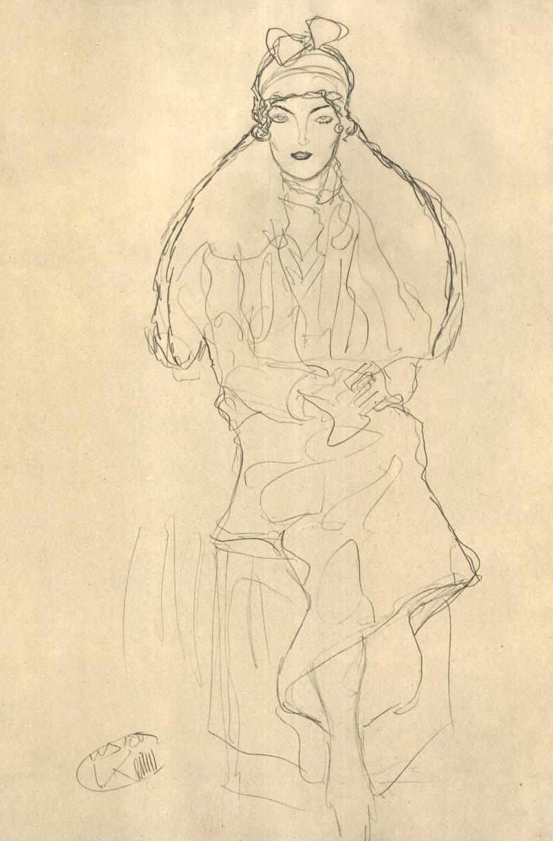 Sitte foran av Gustav Klimt