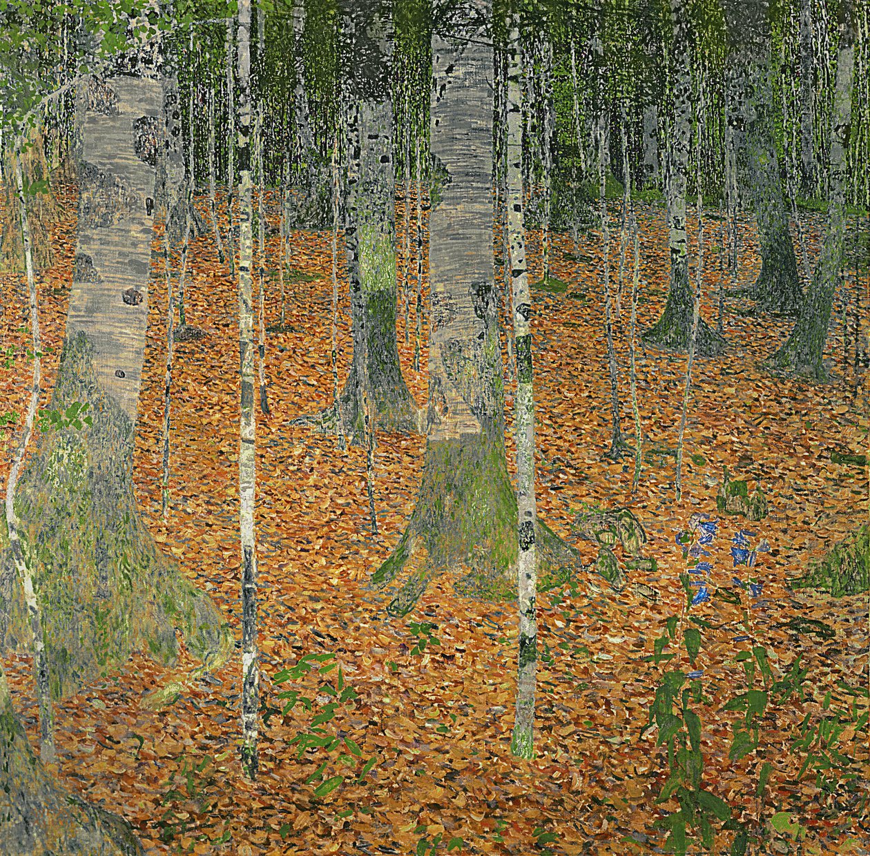 Bjørkeskogen, 1903 av Gustav Klimt