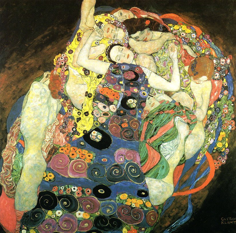 Jomfruene av Gustav Klimt