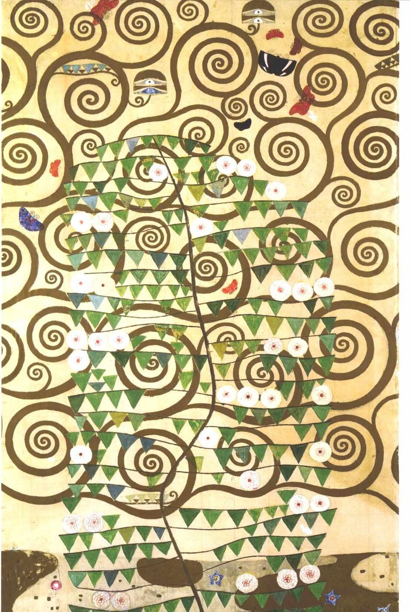 Arbeidsmal for stoclet -frisen av Gustav Klimt