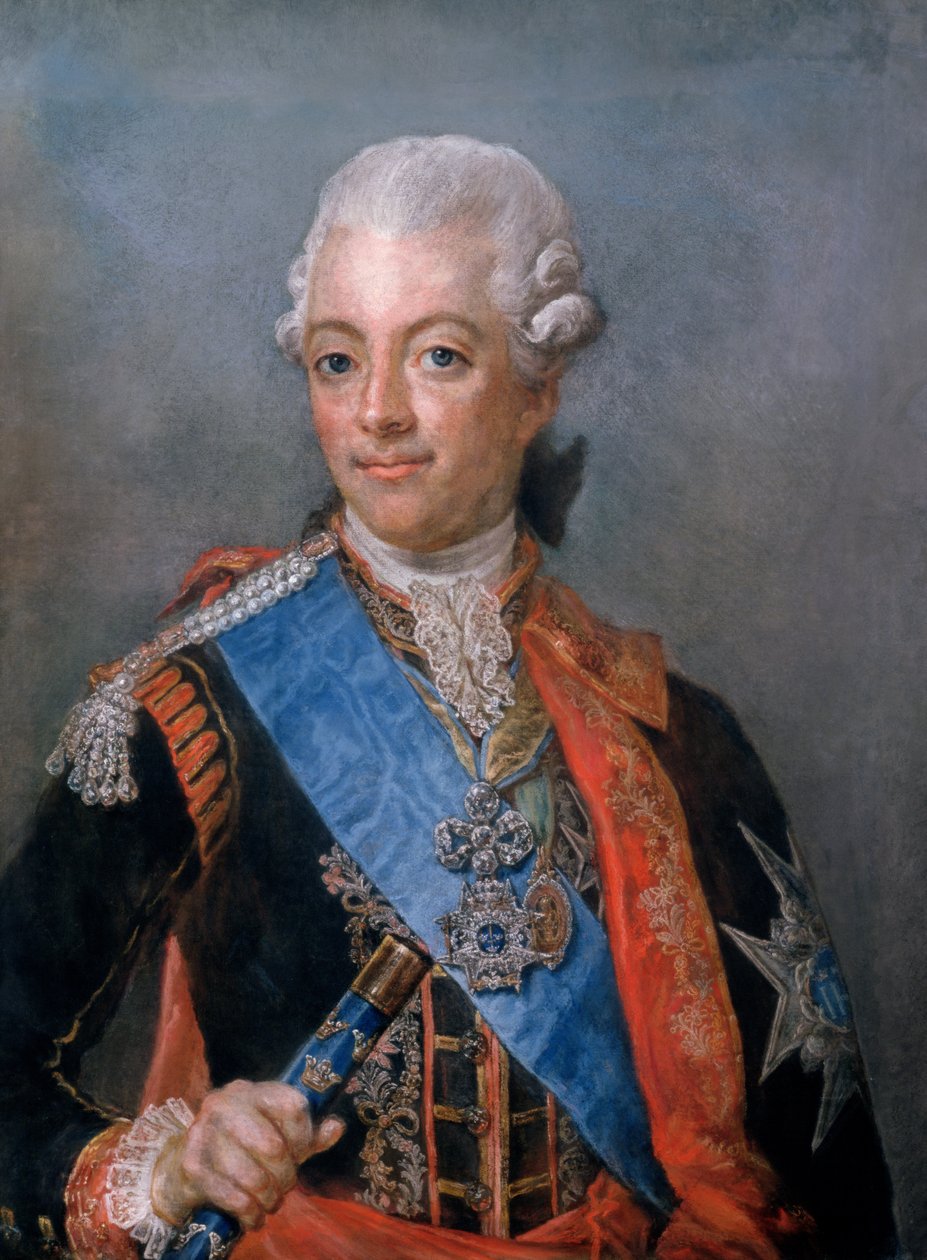 Kong Gustav III (1746–92) av Sverige (pastell) av Gustaf Lundberg