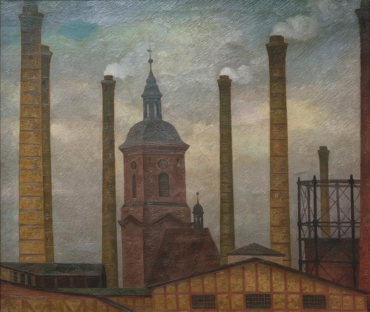 G. Wunderwald, kirke og fabrikk av Gustav Wunderwald