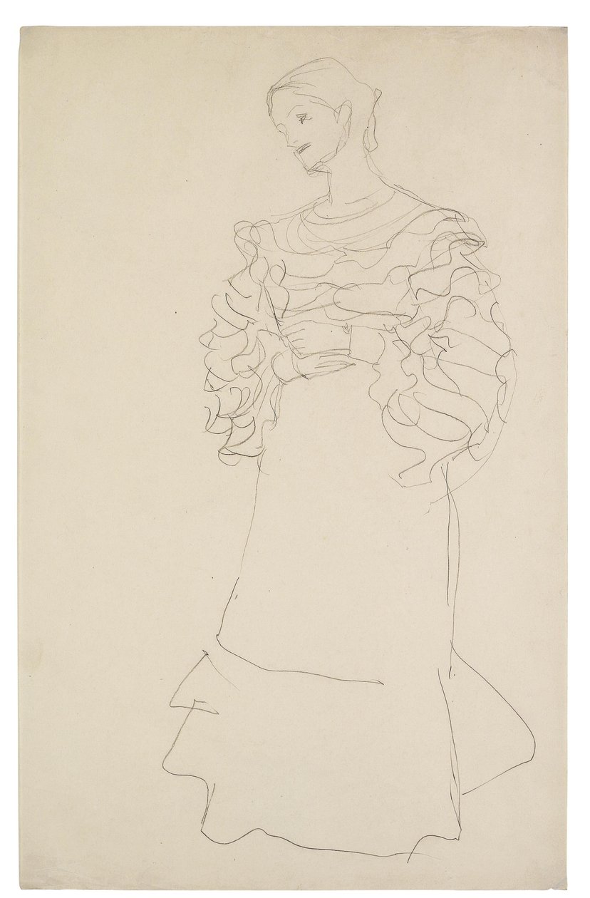 Portrett av Magda Mautner-Markhof Study av Gustav Klimt