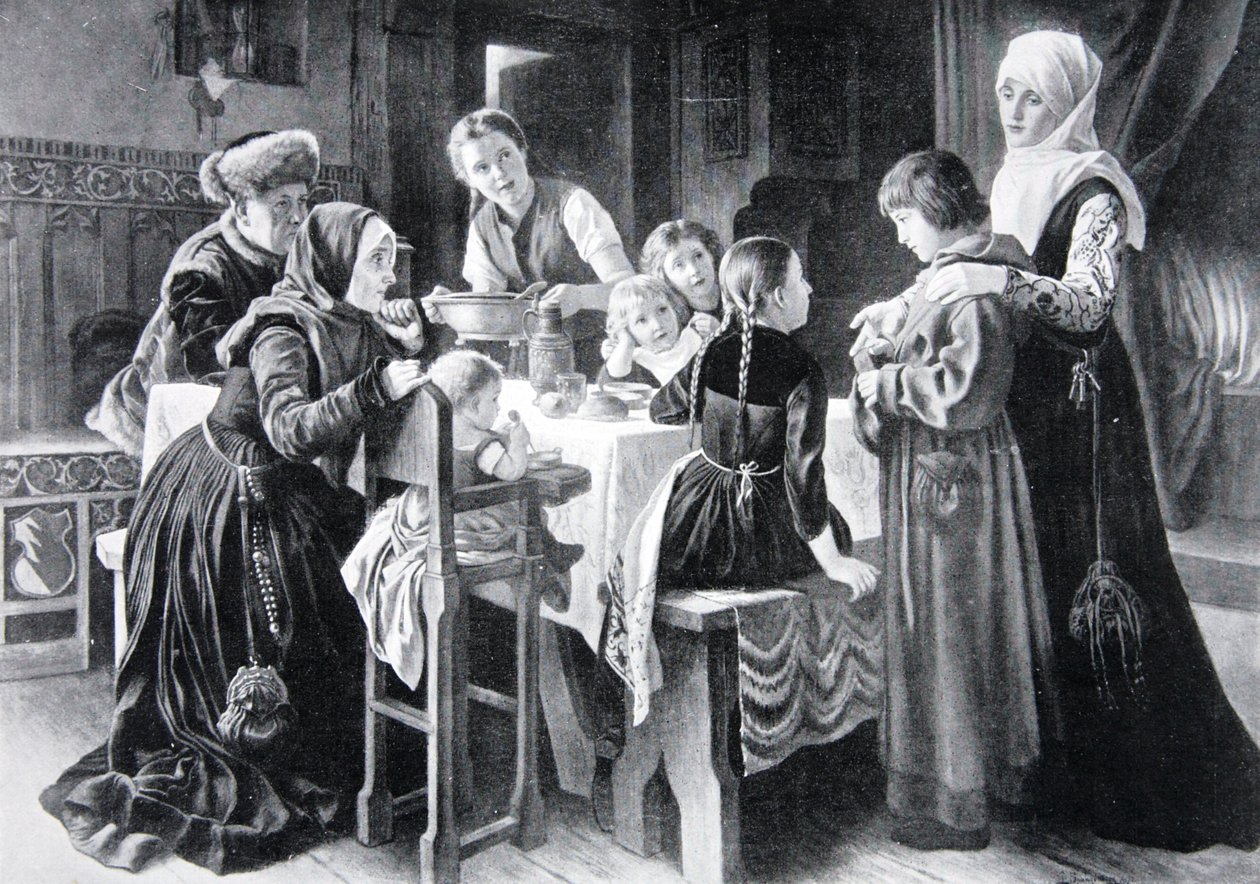 Barndommen til Martin Luther, illustrasjon fra 