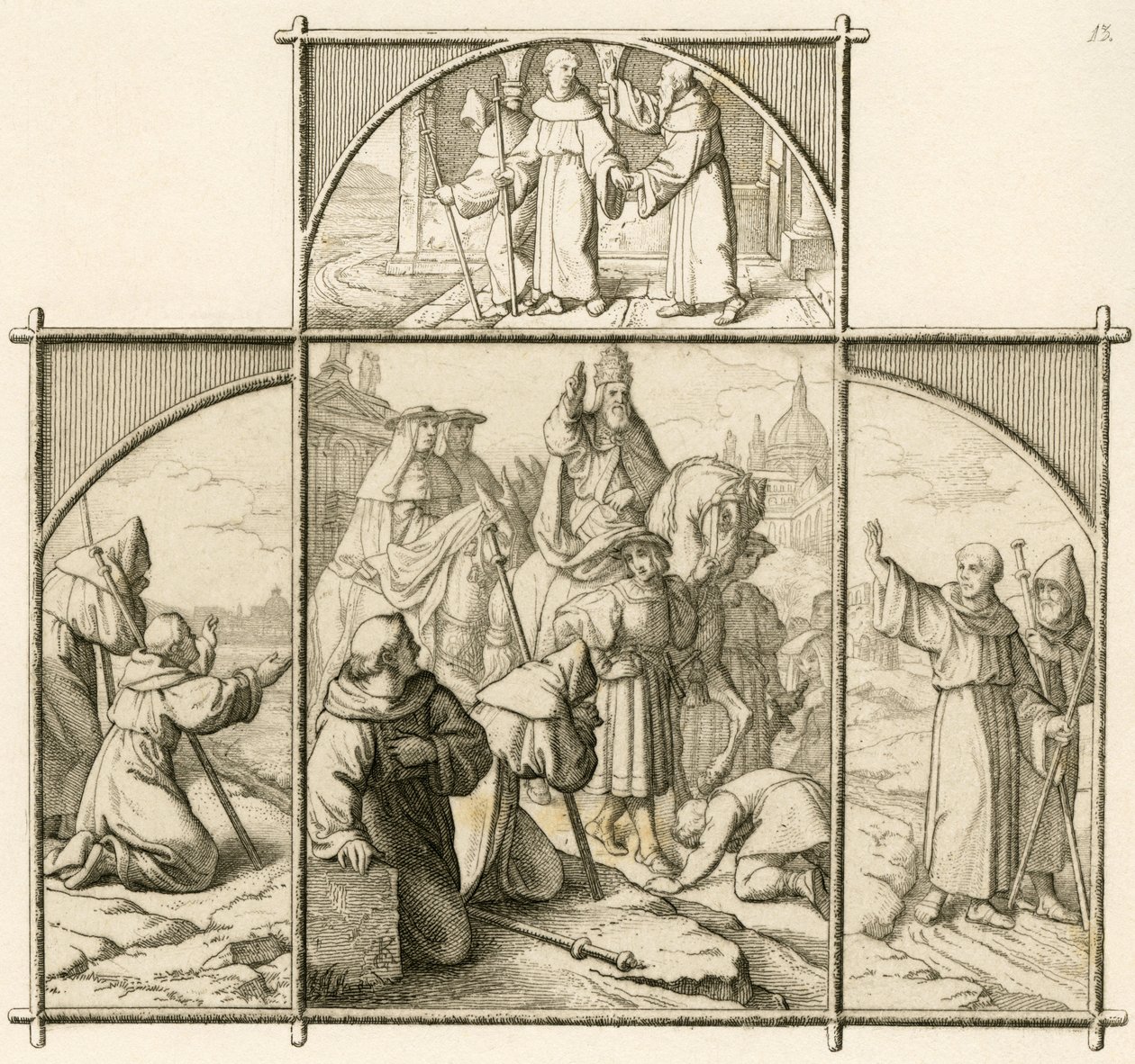Martin Luthers reise til Roma 1510. Han var glad for å se Roma, men forferdet over storhet og fordervelse av Gustav Ferdinand Leopold Konig