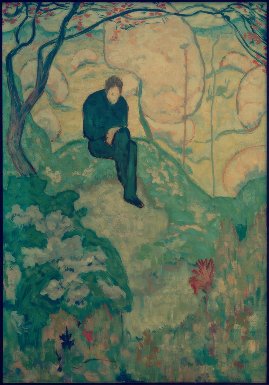 Ung mann i landskapet av Gustav Gildemeister