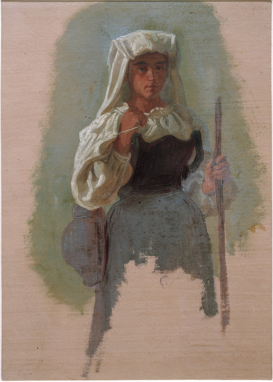 Italiensk med en pinne av Gustav Jakob Canton