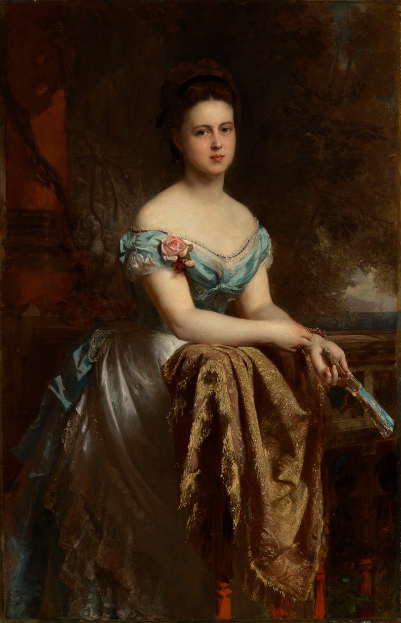 Storhertuginne Maria Alexandrovna av Russland, 1853-1920, 1873. av Gustav Karl Ludwig Richter