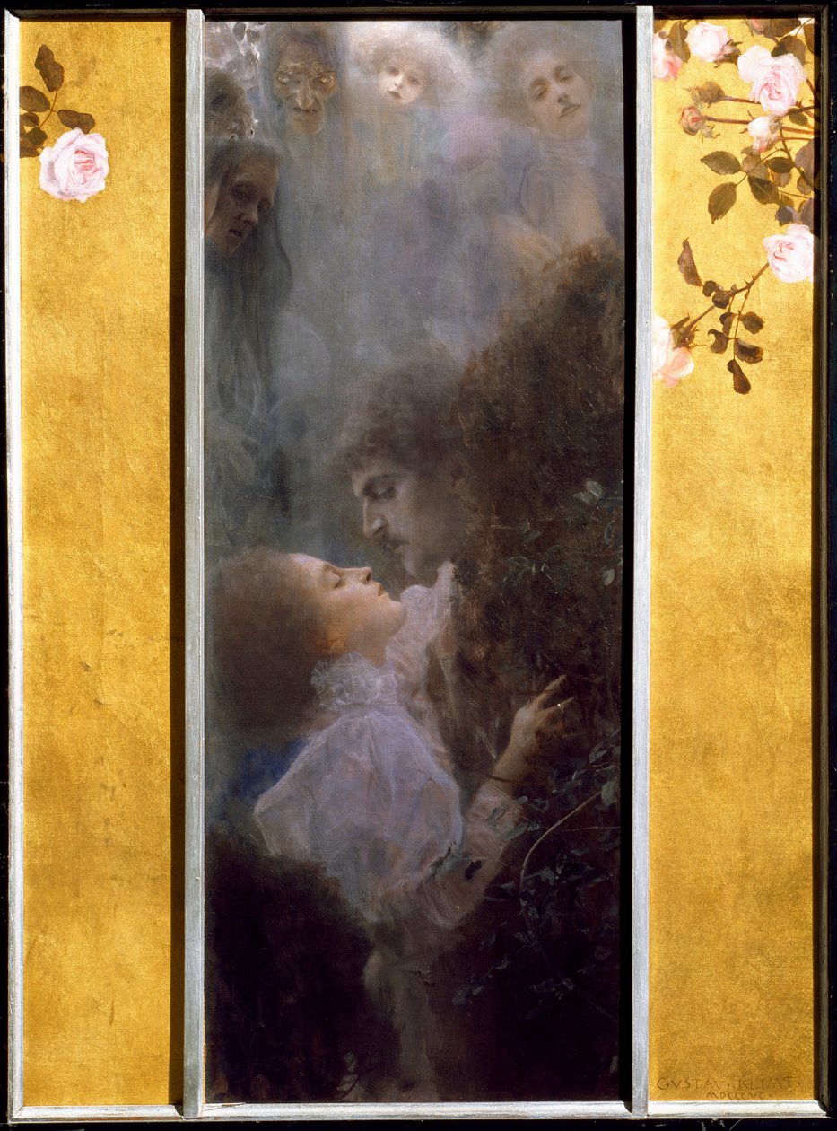 Allegory of Love Painting av Gustav Klimt (1862-1918) av Gustav Klimt