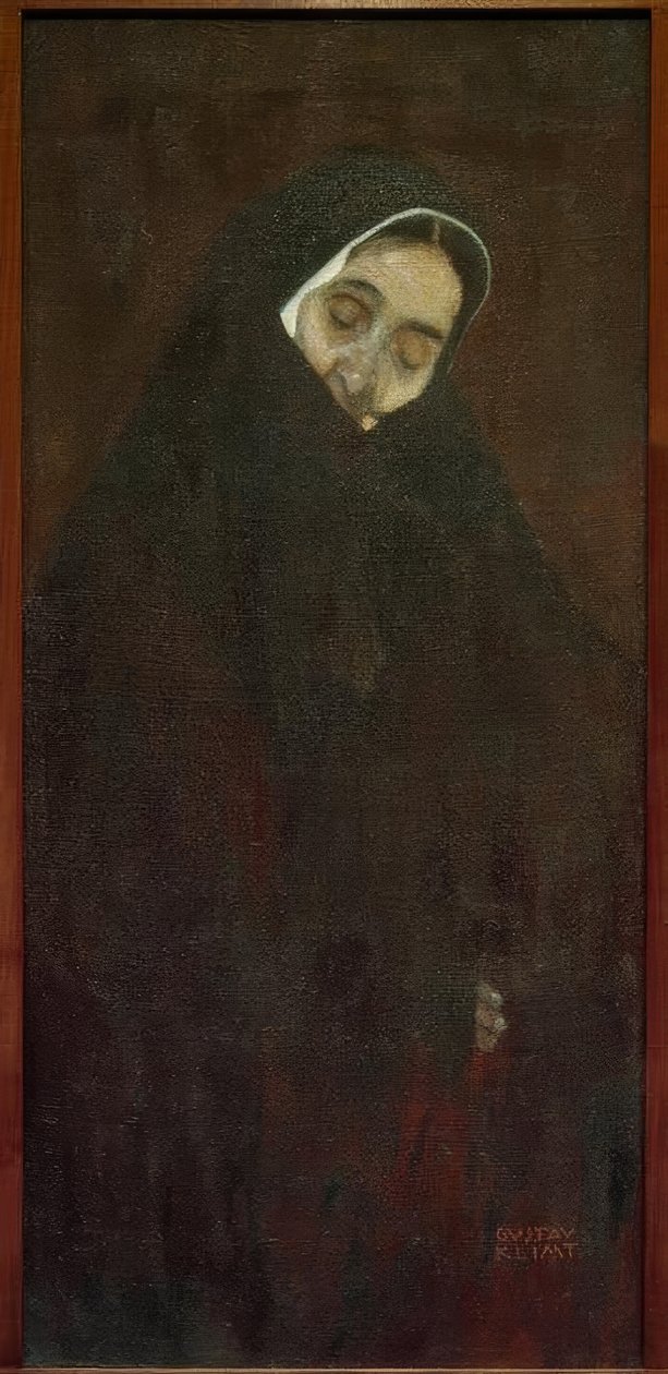 Gammel dame av Gustav Klimt