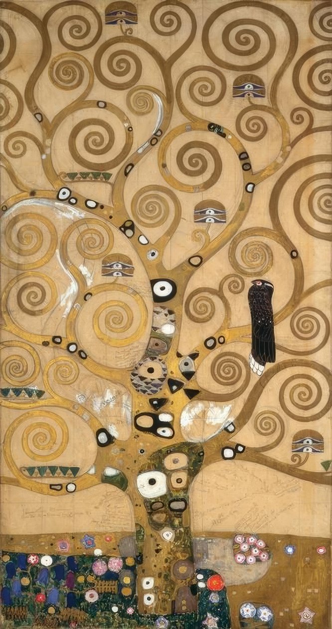 Livets tre (midtdel) av Gustav Klimt