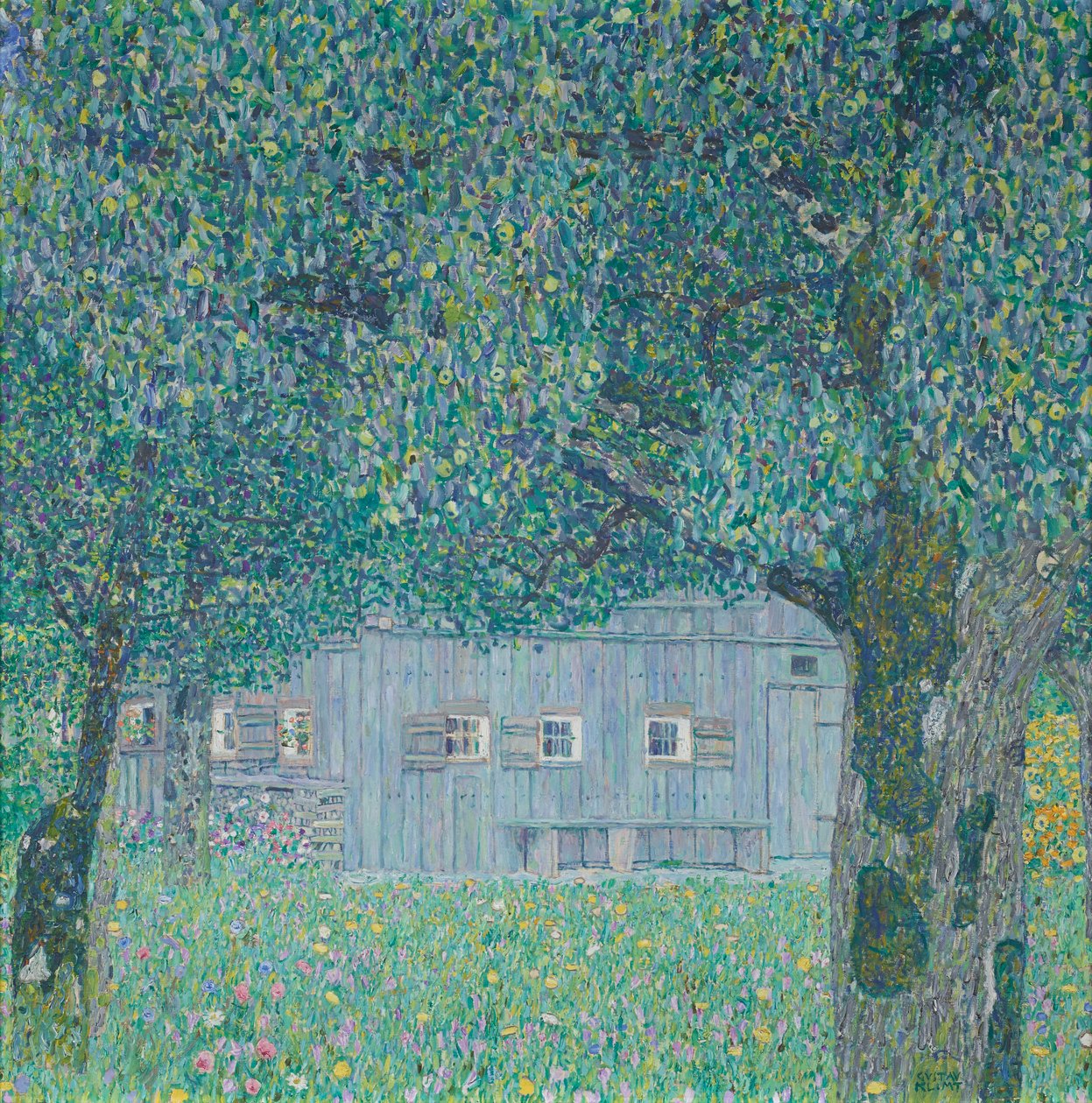 Våningshus i Øvre Østerrike av Gustav Klimt